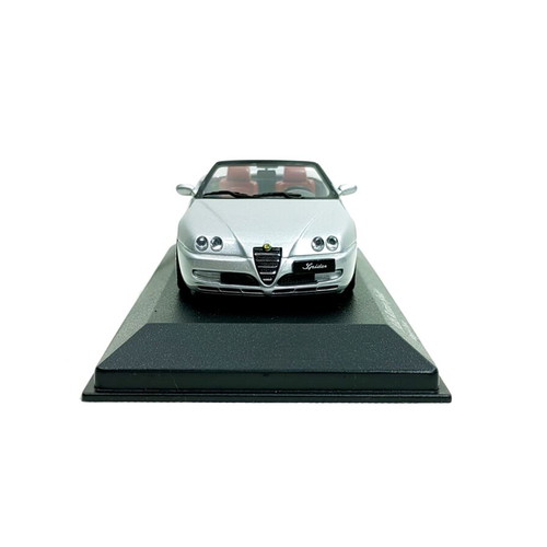 Alfa Romeo Spider 3.2 V6 24V 2003 Silver 1:43 Minichamps Diecast Model New