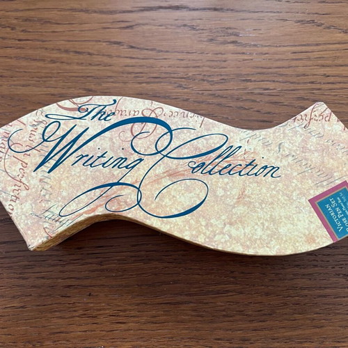 Glass writing pen with box, special stand and ink