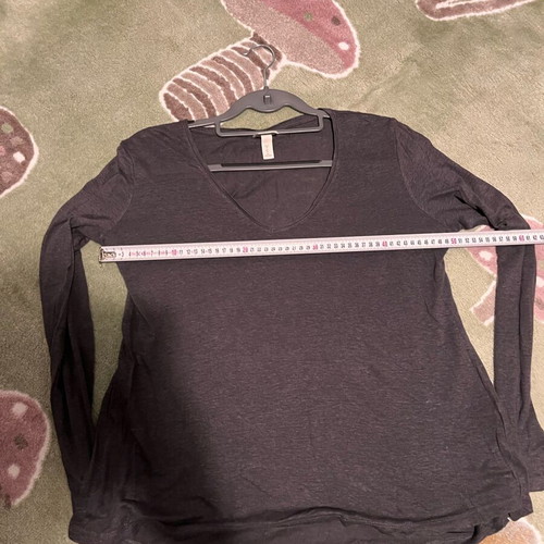 Women's long-sleeve blouse H&M like new, grey charcoal size M