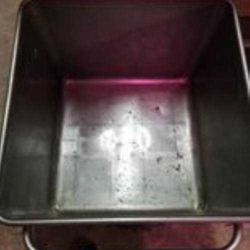 Stainless steel wheeled container used for liquids and solids