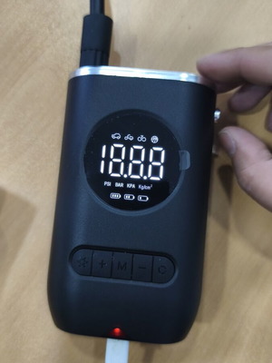 Electric rechargeable pump with type-c digital display and multiple functions