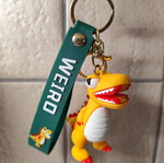 Dinosaur keychain like new