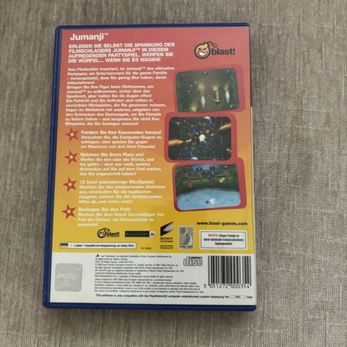 Jumanji PlayStation 2 PS2 game complete, used