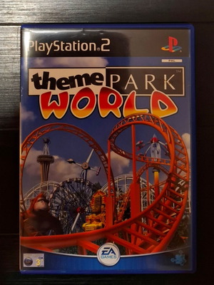 Theme Park World PlayStation 2 game used, adventure simulation