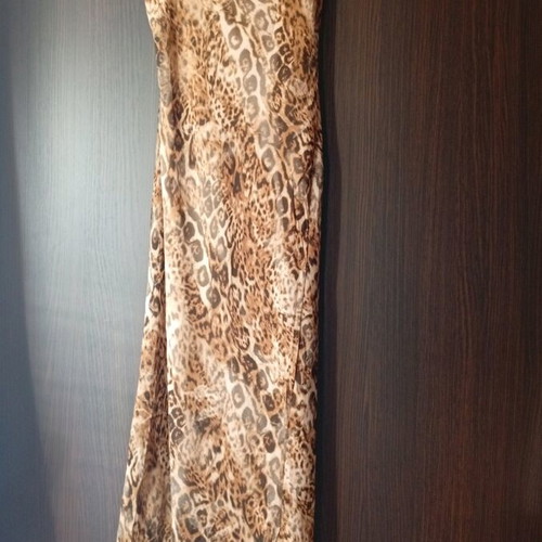 Women's tiger print dress new, size M 38 10, 100% viscose