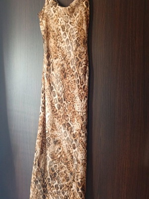 Women's tiger print dress new, size M 38 10, 100% viscose
