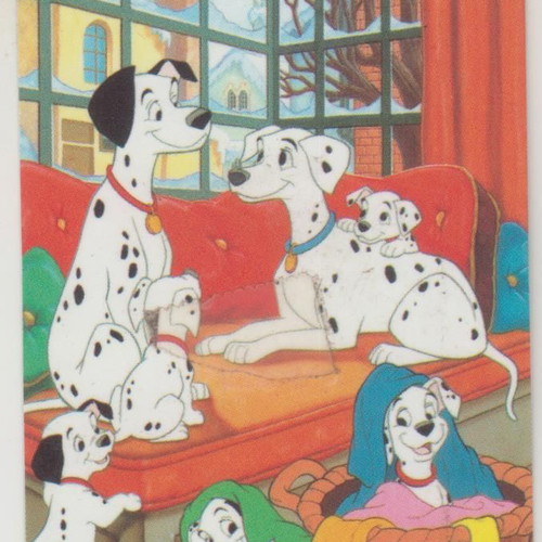 Disney 101 Dalmatians America phone card, used