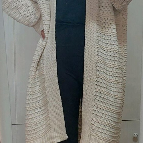 Pull & Bear knitted cardigan beige like new, small