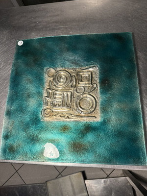 Anactacia Collection Χειροποίητο διακοσμητικό πιάτο fused glass σαν καινούργιο