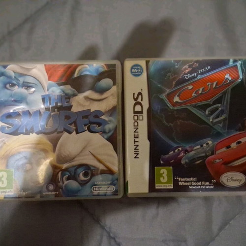 Nintendo DS games used, The Smurfs, Cars 2, Toy Story 3, The 42 All Time Classics