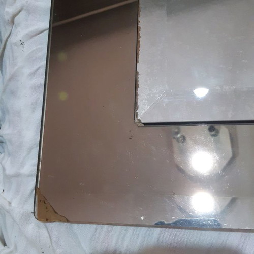 Bathroom mirror used 60x70 cm with smoked frame