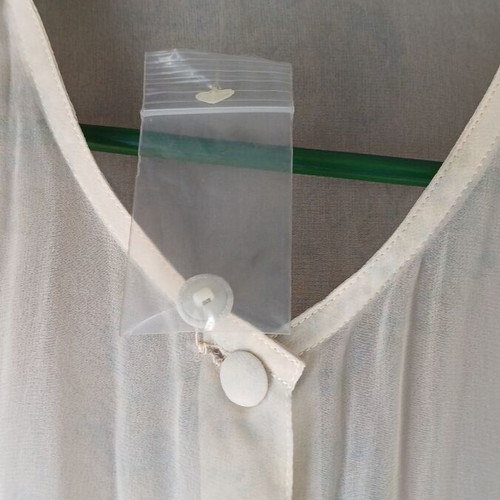 Silk transparent shirt vintage one size new