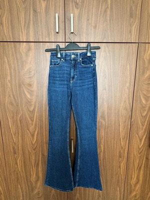 Bershka Flare Jeans Like New Dark Blue