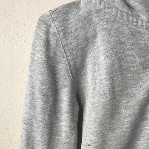 Aggressive hoodie jacket grey melange like new, size L