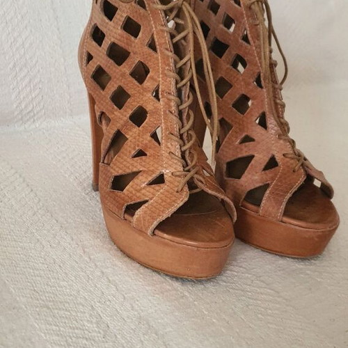 Tsakiris Mallas sandals platform beige size 36 new