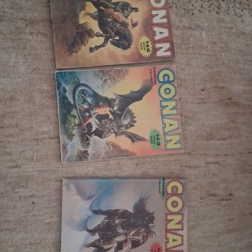 3 Special Conan Cobra comics used, issues 1, 2 and 4
