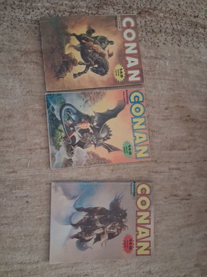3 Special Conan Cobra comics used, issues 1, 2 and 4