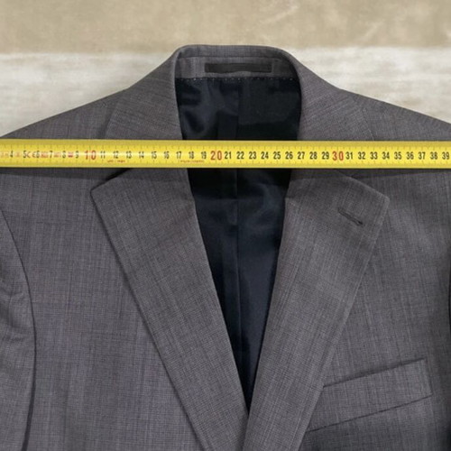 Tom Frank coarse wool gray suit No 50 like new