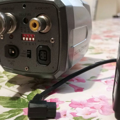 CCTV CCD camera with Samsung 10-50mm CS mount lens used