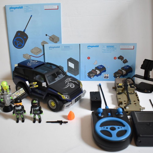 Playmobil Top Agents 4320 4878 4879 set with Robo-Gang vehicle used