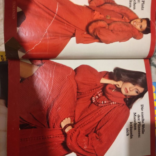 Burda International women's fashion magazine used, autumn-winter 1978-1979
