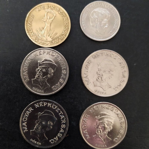 Hungarian Forint coins used, pack of 25 pieces