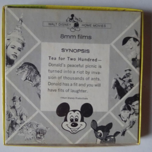 Disney Super 8mm silent cartoon films pack of 2 like new