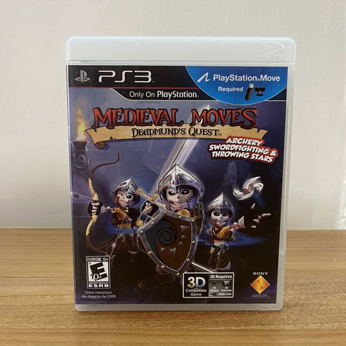 Medieval Moves Deadmund's Quest PS3 game like new, requires PlayStation Move