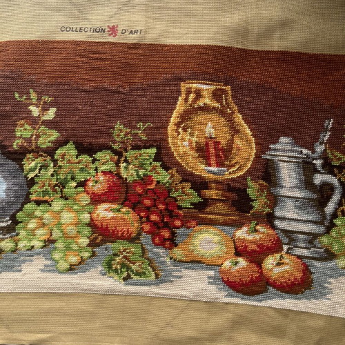 Handmade textile painting like new, 0.73x0.38 m