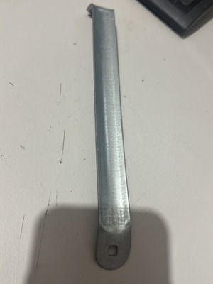Metal support bracket arm