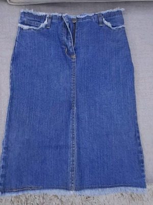 Denim skirt new, blue, size S / 36 / 8