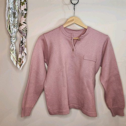 Vintage pink blouse used, size S