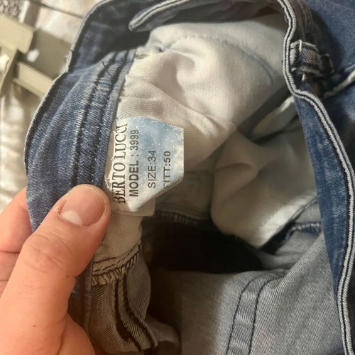Jean Berto Lucci Men's Jeans Like New, Blue