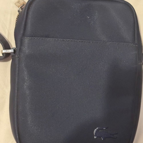 Lacoste crossbody bag, dark blue