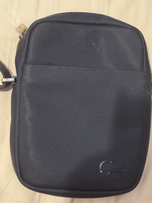 Lacoste crossbody bag, dark blue