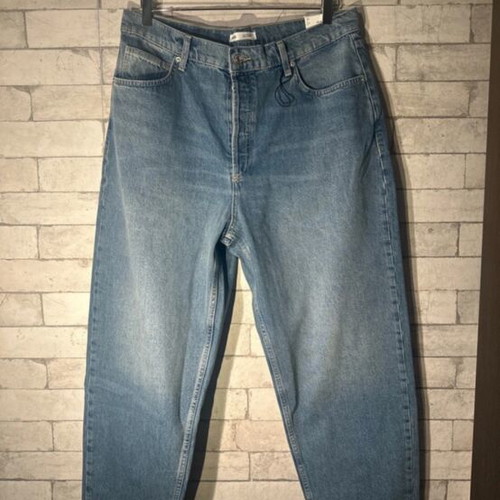 Mango Mom Fit Denim Pants new, size XL 42 14, blue