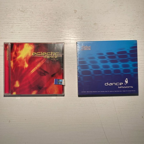 Eclectic Dance and Dance Sessions double CD collections new, house/electronic