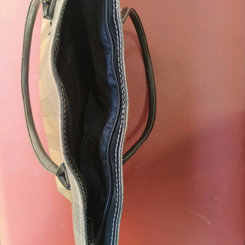 Shoulder bags like new, set of 2, canvas and synthetic