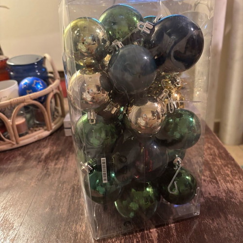 Christmas balls two packs like new