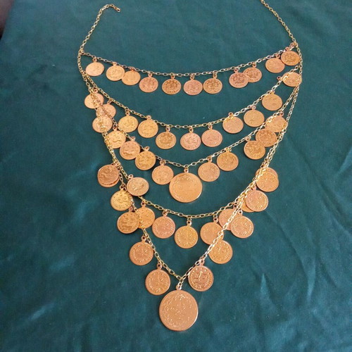 Handmade Boutique Necklace with 30 Pendants from Tryavna