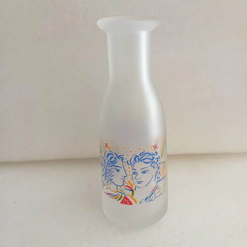 Small glass carafe 15cm like new