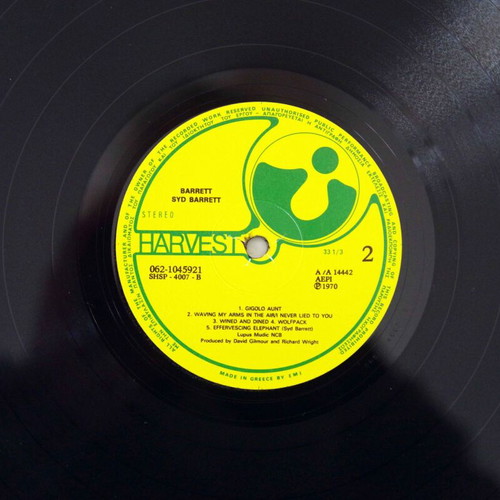 Barrett vinyl new, Rock (Harvest 062-1045921)