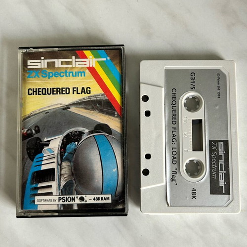 Spectrum Chequered Flag cassette used in good condition