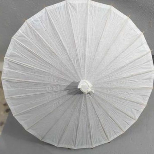 Paper umbrella made of bamboo Chinese style like new