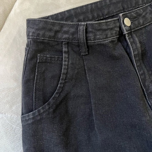 Baggy black Shein jeans like new, size M 38 10