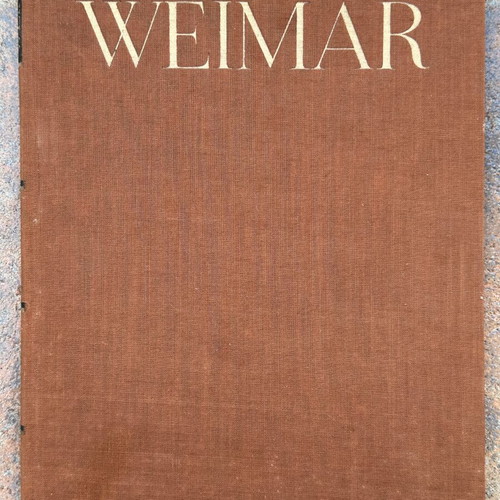 Weimar book used, linen cover, 1955 edition