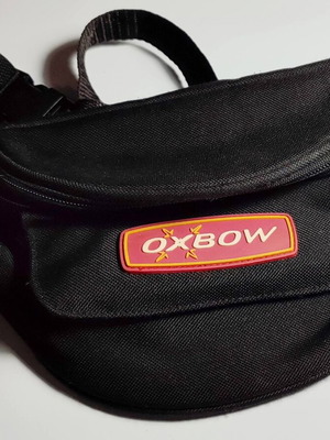 Oxbow Funny Pack Banana waist bag used, black 90s techno raver style