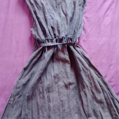 Linen dress Bershka like new, size 38, blue