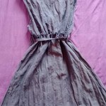 Linen dress Bershka like new, size 38, blue