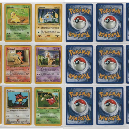 Pokemon Neo Genesis Unlimited Common & Uncommon Set 73 Cards used